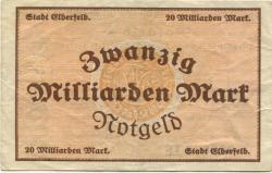 Elberfeld (heute: Wuppertal) - Stadt - 15.10.1923 - 20 Milliarden Mark