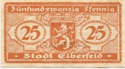 Elberfeld (heute: Wuppertal) - Stadt - 15.11.1919 - 25 Pfennig