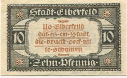 Elberfeld (heute: Wuppertal) - Stadt - 10.3.1920 - 10 Pfennig