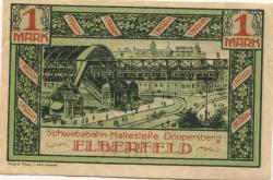 Elberfeld (heute: Wuppertal) - Stadt - 1.10.1920 - 1.2.1922 - 1 Mark