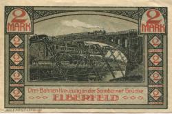 Elberfeld (heute: Wuppertal) - Stadt - 1.10.1920 - 1.2.1922 - 2 Mark