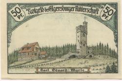 Elgersburg (Bad) -Elgersburger Ritterschaft - 8.8.1921 - 8.8.1922 - 50 Pfennig