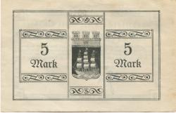 Elmshorn - Stadt - 7.11.1918 - 31.12.1918 - 5 Mark