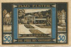 Elster (Bad) - Sparkasse - -- - 50 Pfennig