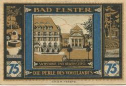 Elster (Bad) - Sparkasse - -- - 75 Pfennig