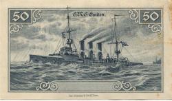 Emden - Stadt - 15.12.1918 - 50 Pfennig