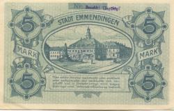 Emmendingen - Stadt - 30.10.1918 - 1.2.1919 - 5 Mark