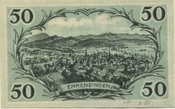 Emmendingen - Stadt - 11.2.1921 - 50 Pfennig