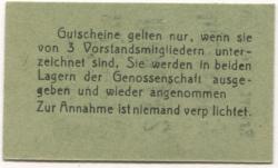 Erfurt - Waren-Einkaufs pp. Abteilung des Thüringischen Beamten-Vereins EGmbH - 1.3.1920 - 2 Pfennig