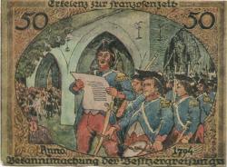 Erkekenz - Stadt - 22.8.1921 - 50 Pfennig