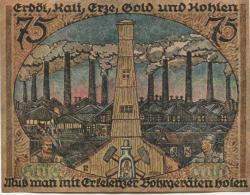 Erkekenz - Stadt - 22.8.1921 - 75 Pfennig