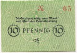 Erlangen - Stadt - 29., 31.10.1918 - 10 Pfennig