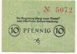 Erlangen - Stadt - 29., 31.10.1918 - 10 Pfennig