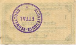 Ettal - Klostergut - - 31.12.1917 - 1 Pfennig