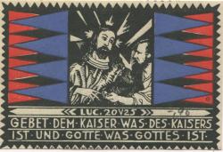 Eutin - Evangelisch-Lutherische Landeskirche des Landesteiles Lübeck - 1.10.1921 - 25 Pfennig 
