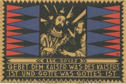 Eutin - Evangelisch-Lutherische Landeskirche des Landesteiles Lübeck - 1.10.1921 - 50 Pfennig 