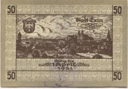 Exin (heute: PL-Kcynia) - Stadt - 1.11.1918 - 1.4.1921 - 50 Pfennig 