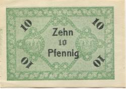 Festenberg (heute: PL-Twardogora) - Einkaufsgenossenschaft Festenberger Kolonialwarenhändler eGmbH - -- - 10 Pfennig 