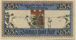 Flensburg - Stadt - 16.1.1920 - 25 Pfennig 