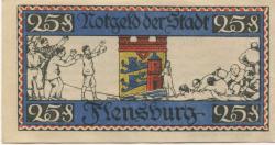 Flensburg - Stadt - 16.1.1920 - 25 Pfennig 