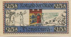 Flensburg - Stadt - 16.1.1920 - 25 Pfennig 