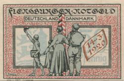 Flensburg - Stadt - 16.1.1920 - 50 Pfennig 