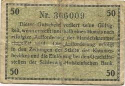 Flensburg - Handelskammer - -- - 50 Pfennig 