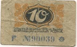 Flöha - Amtshauptmannschaft -  - 31.12.1919 - 10 Pfennig 