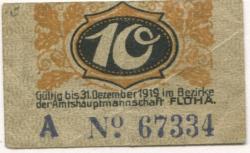 Flöha - Amtshauptmannschaft -  - 31.12.1919 - 10 Pfennig 