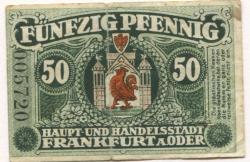 Frankfurt - Stadt - 23.4.1917 - 50 Pfennig 