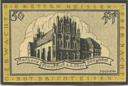 Frankfurt - Stadt - 1921 - 50 Pfennig 