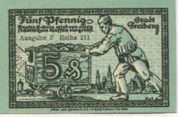 Freiberg - Stadt - - 31.12.1918 - 5 Pfennig