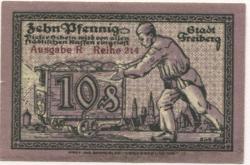 Freiberg - Stadt - - 31.12.1918 - 10 Pfennig