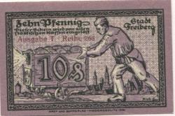 Freiberg - Stadt - - 31.12.1918 - 10 Pfennig