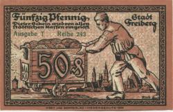 Freiberg - Stadt - - 31.12.1918 - 50 Pfennig
