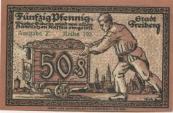 Freiberg - Stadt - - 31.12.1918 - 50 Pfennig