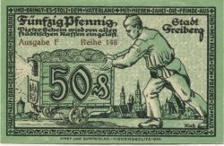 Freiberg - Stadt - - 31.12.1918 - 50 Pfennig