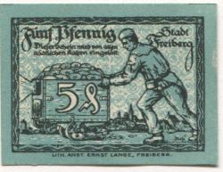 Freiberg - Stadt - - 31.12.1920 - 5 Pfennig