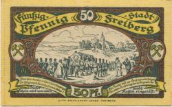 Freiberg - Stadt - (22.7.) 1921 - 50 Pfennig 