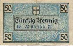 Freiburg - Stadt - 15.2.1919 - 50 Pfennig 