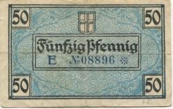 Freiburg - Stadt - 15.2.1919 - 50 Pfennig