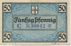 Freiburg - Stadt - 15.2.1919 - 50 Pfennig