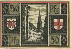 Freiburg - Stadt - September 1921 - 50 Pfennig