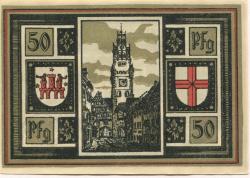 Freiburg - Stadt - September 1921 - 50 Pfennig 