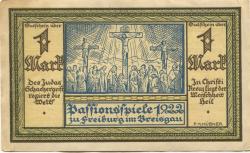 Freiburg - Deutsche Passionsspiele, Festspielleitung - 1.3.1922 - 1.10.1922 - 1 Mark