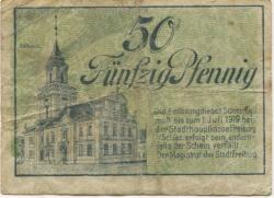 Freiburg (heute: PL-Swiebodzice) - Stadt - - 1.7.1919 - 50 Pfennig 