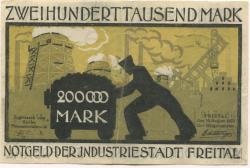 Freital - Stadt - 10.8.1923 - 200000 Mark 