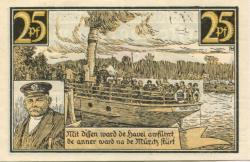 Fürstenberg - Stadt - 1.8.1921 - 25 Pfennig