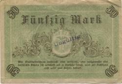 Fürstenwalde - Stadt - 3.12.1918 - 1.2.1919 - 50 Mark 