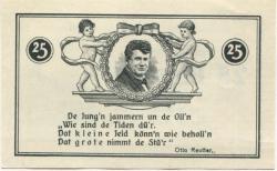 Gardelegen - Kaufmännischer Verein eV - 1.1.1921 - 1.1.1922 - 25 Pfennig 